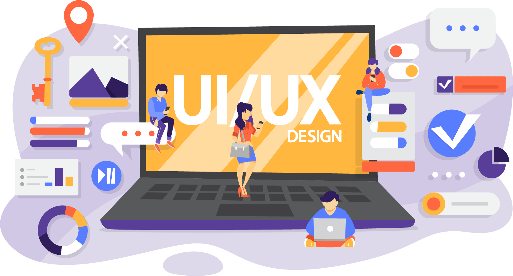 UI/UX Design illustration