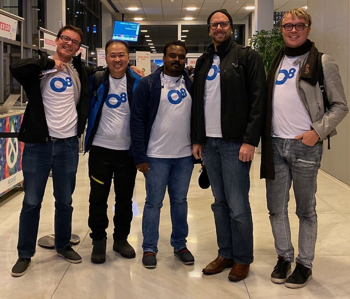 O8 team in Amsterdam